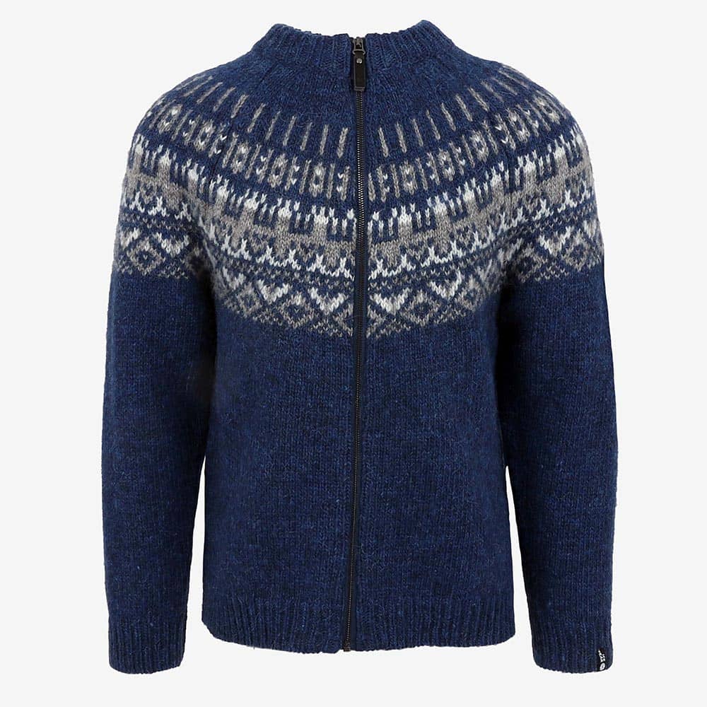 Elis Wool Sweater with full Zip